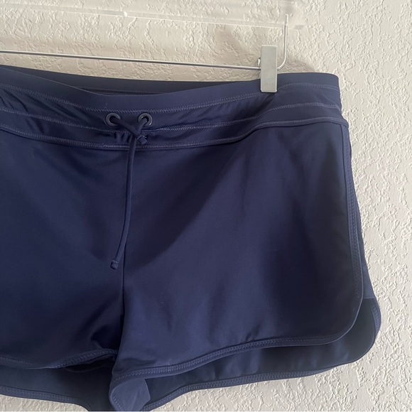 ATHLETA Swim Short Bottom Size Large Dark Blue - Picture 3 of 7